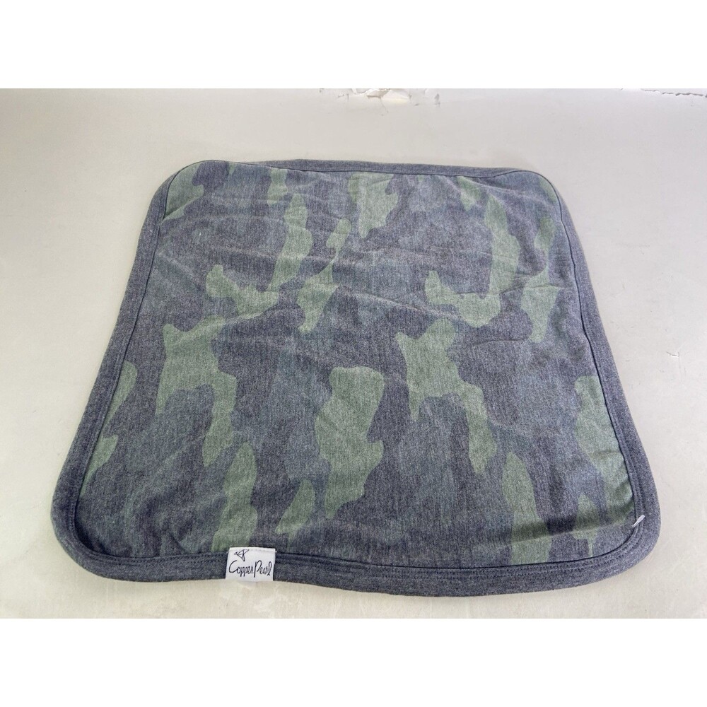 Copper Pearl Camo Camouflage Soft Baby Security Blanket Lovey Striped Back Small